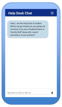 AWS Chatbot Screen